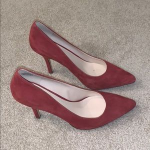 Women’s Nine West Red Velvet Heels
